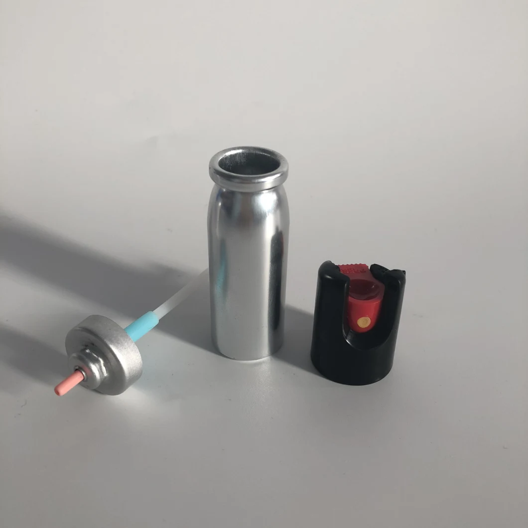 Small Capacity Aerosol Can for Red Pepper Spray with Valve and Actuators