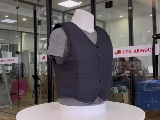 警備員用の硬質防刃服、個人防御用のカット付きの柔らかいベスト