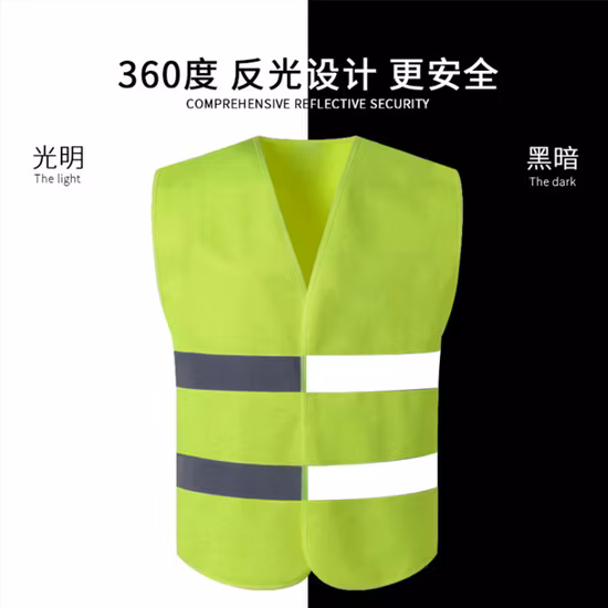 交通安全タクティカルジャケット、刺し傷防止素材のインナーコアを備えた反射ベスト