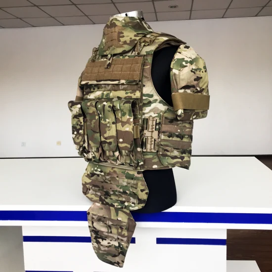 工場出荷時の価格 Mc Acu Au 迷彩軍戦術クイックリリース完全保護大型 Nij Iiia IV Br3 弾道 Br5 SWAT 軍用ボディアーマーベスト兵士用