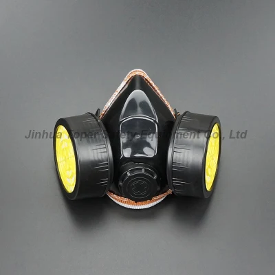 二重フィルター保護ガスマスク化学呼吸用マスク (CR306)