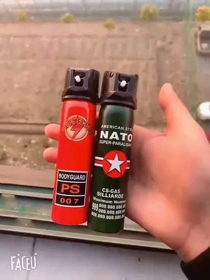 パーソナライズされた20mlミニポータブル催涙スプレー在庫あり